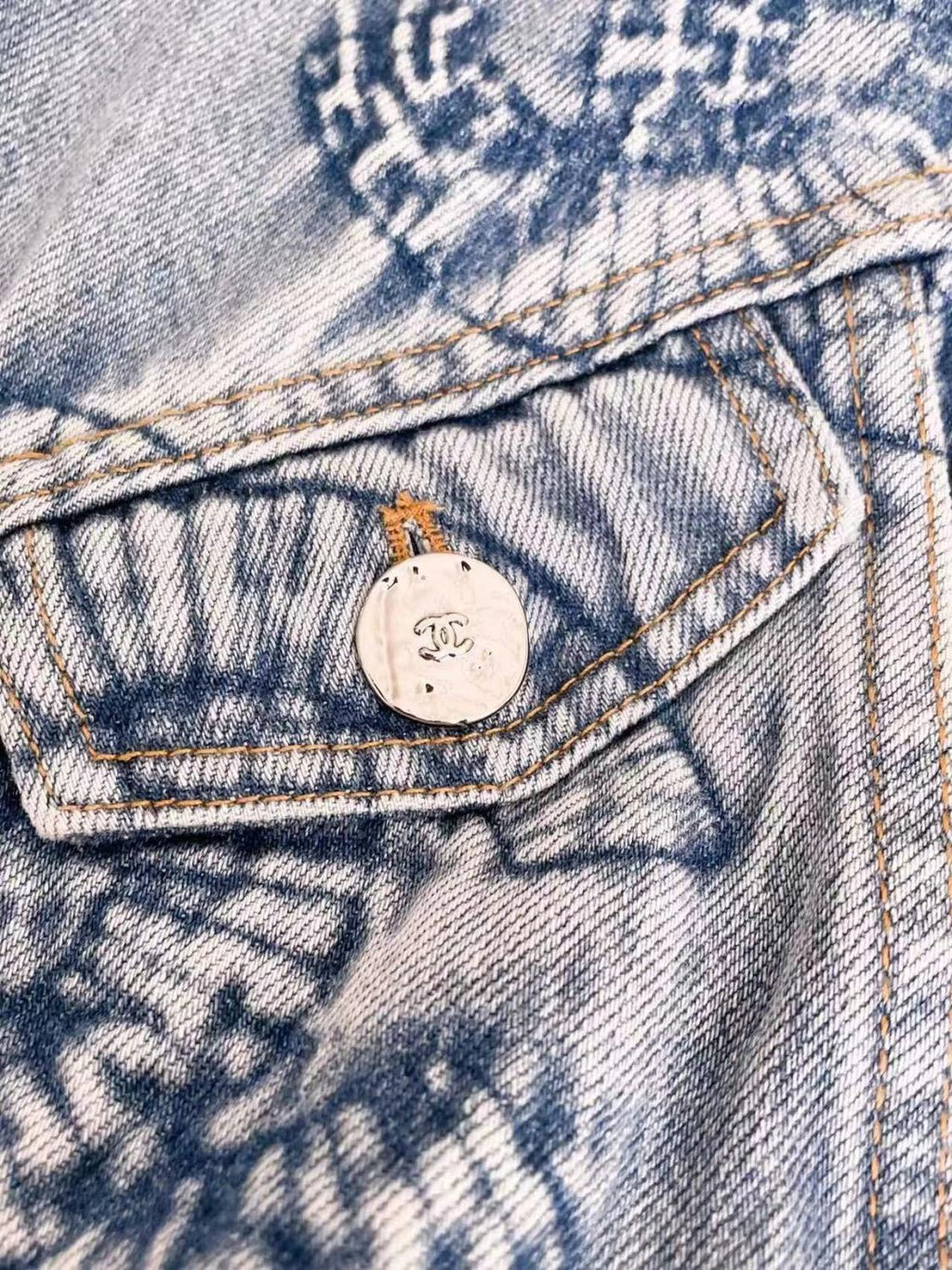 Women's Spring and Autumn Blue Tie-Dye Washed Denim Vest Jacket #72677