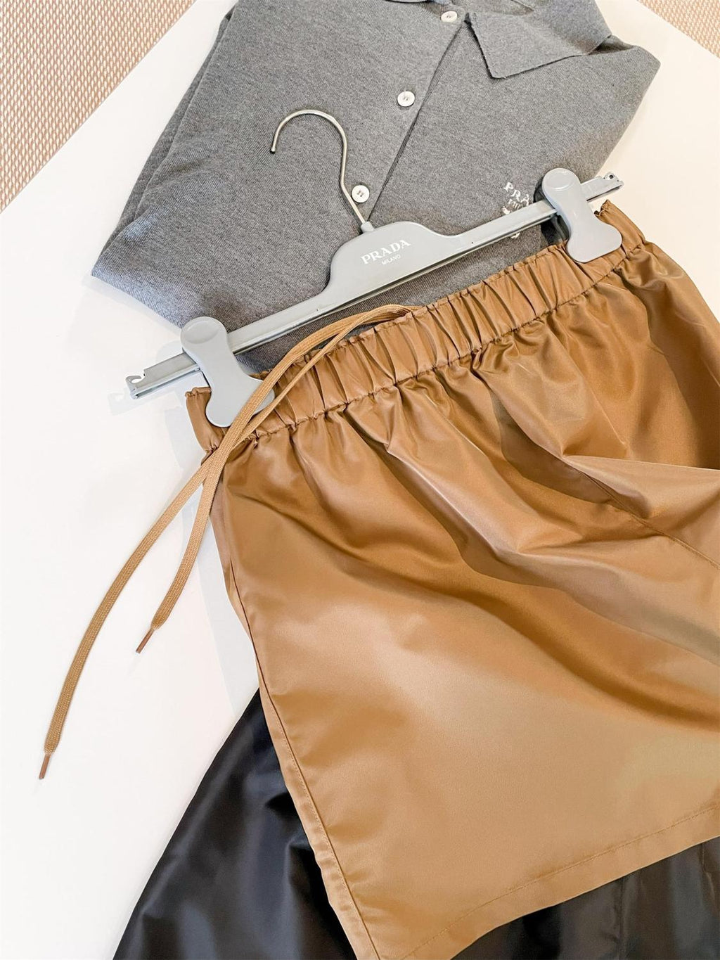 Women's Summer Solid Color Stretch Waistband Nylon Shorts #75731