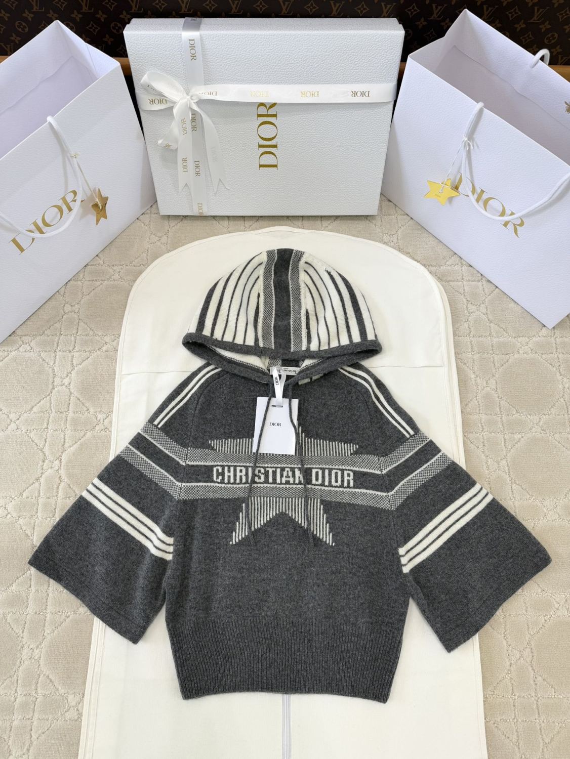 Women's Spring and Autumn Solid Color Blended Knitted Fabric Seven Sleeve Cashmere Pullover Sweater #75429