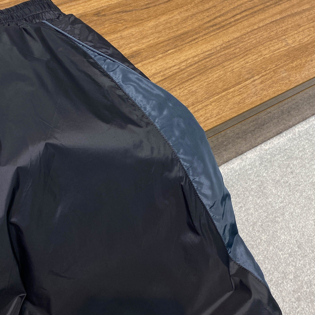 26SS Early Spring Technology Nylon Color-Blocked Drawstring Fleece Warm Climbing Ski Loose Straight Casual Long Pants #194273