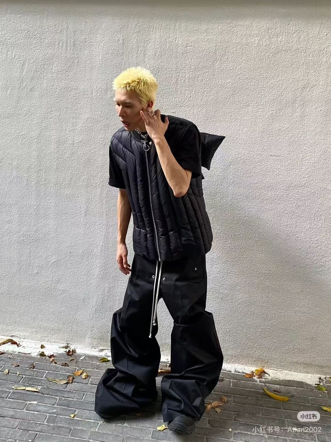 Men's And Women's Fall And Winter Quilted Design Down Jacket Bib Undershirt Jacket Zipper Black Trend Vest Jacket Ngvp #2612