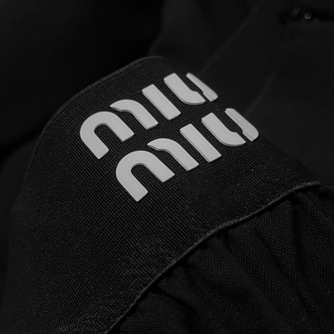 Women's Spring and Autumn Solid Color Elastic Mid Waist Wide Leg Casual Pants #74784