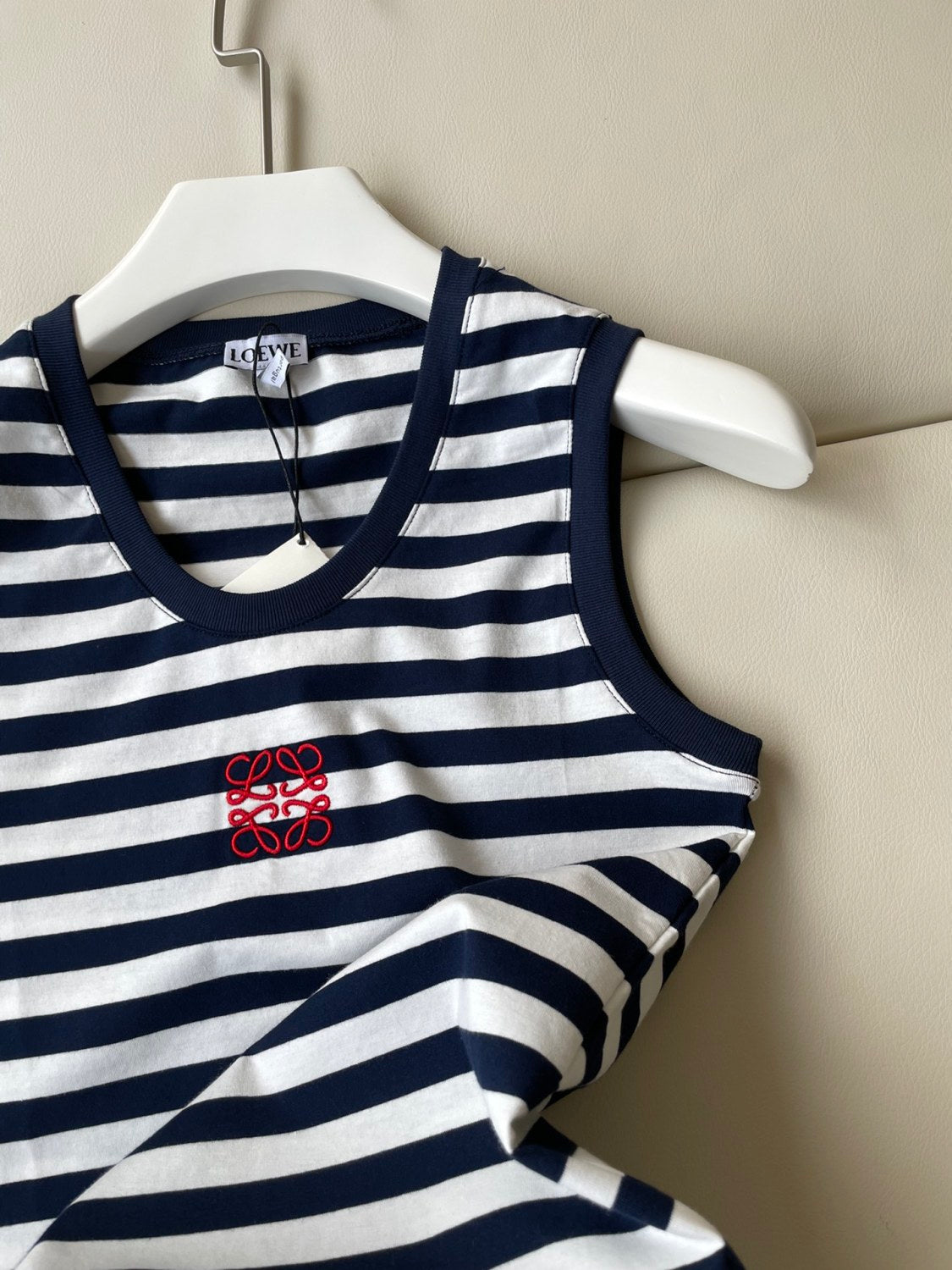 Women's Summer Pattern Printed Stripe Round Neck Sleeveless Tank Top Vest #72676