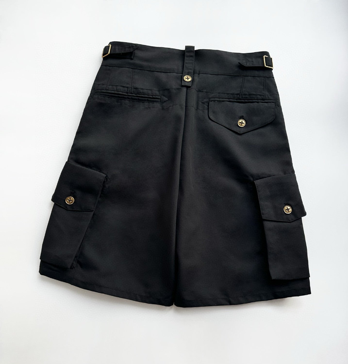 Men's Summer Black Logo Letter Loose 5 Points Short Pants #98875