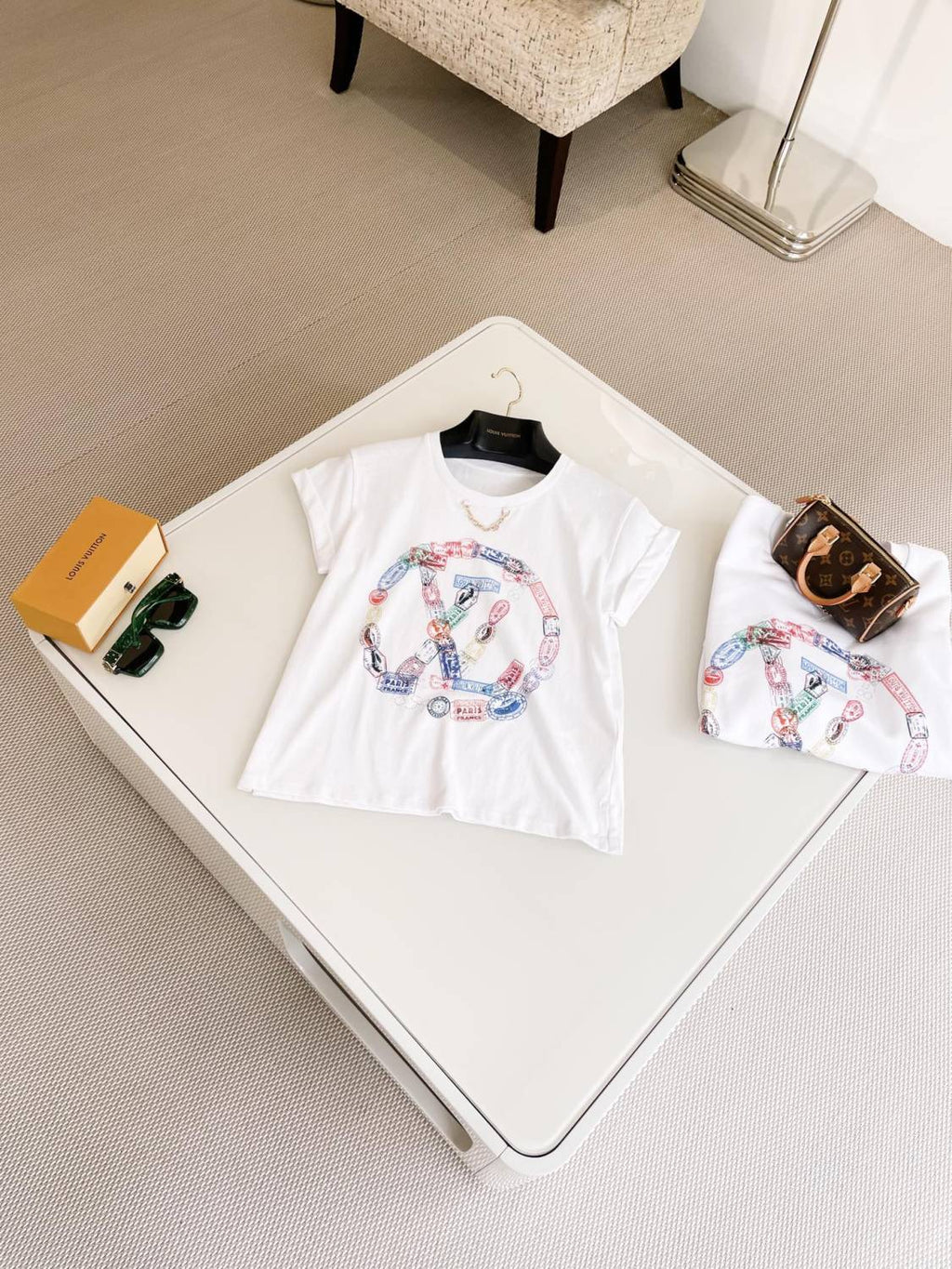 Women's Summer White Round Neck Travel Seal Print Cotton Short Sleeve T-Shirt #74179