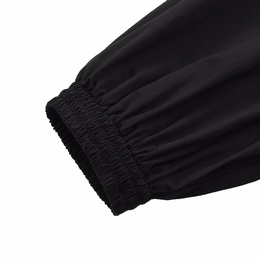 Men's and Women's Alphabet Printed High Neck Zipper Regular Fit Long Sleeve Jacket #72828