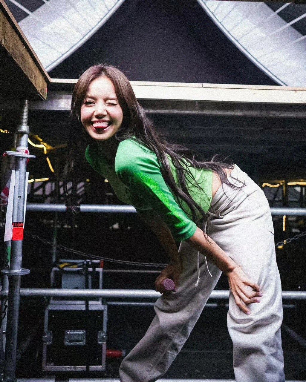 Men's Women's Four Seasons Solid Colour Cotton Adjustable Belt Loose Pants Straight Denim Pant Ngvp #8174