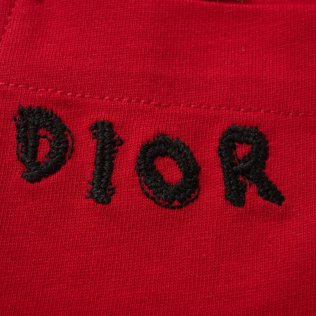 CD Men's Summer Chest Embroidery Logo Cotton Round Neck Short Sleeve T-Shirt #97849