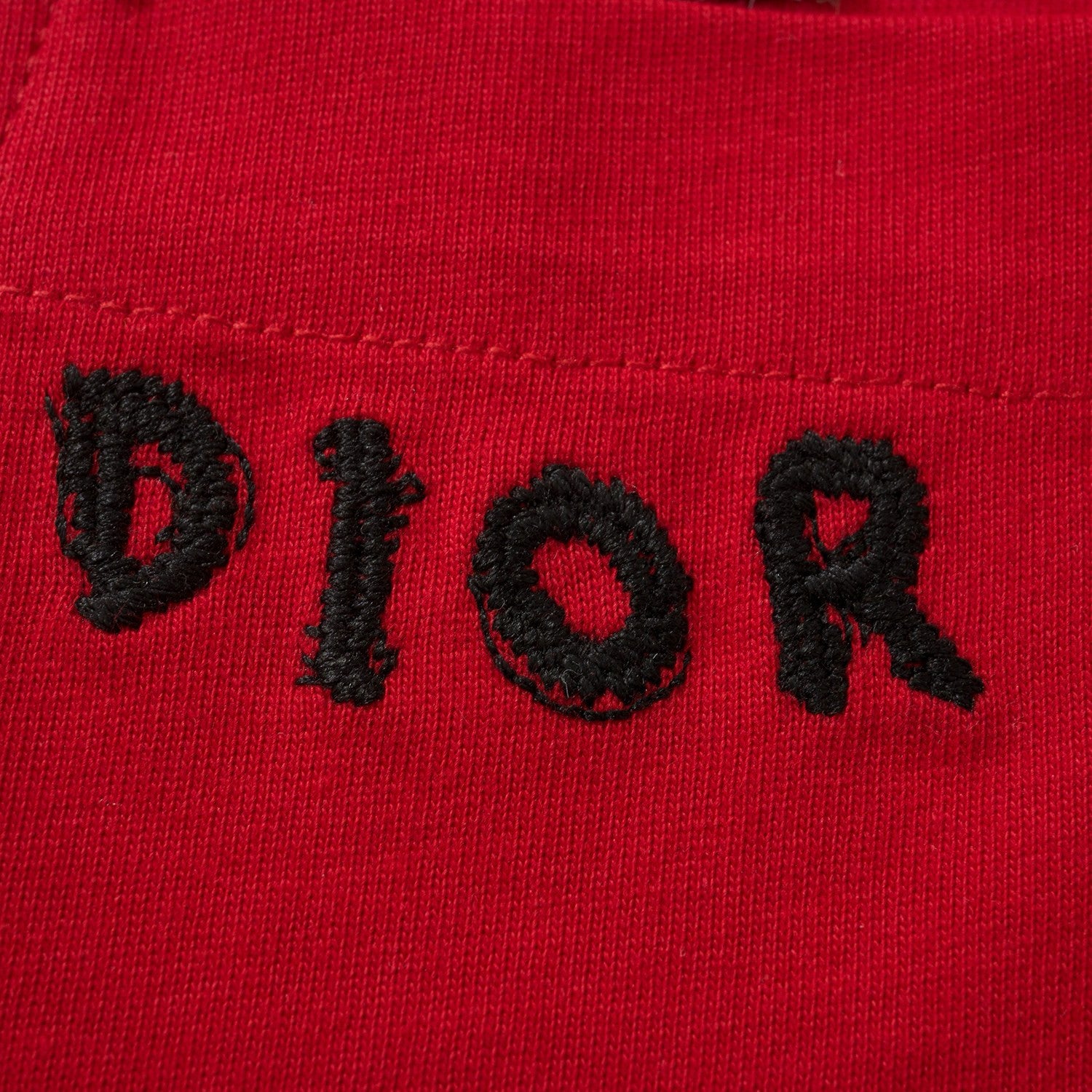 CD Men's Summer Chest Embroidery Logo Cotton Round Neck Short Sleeve T-Shirt #97849