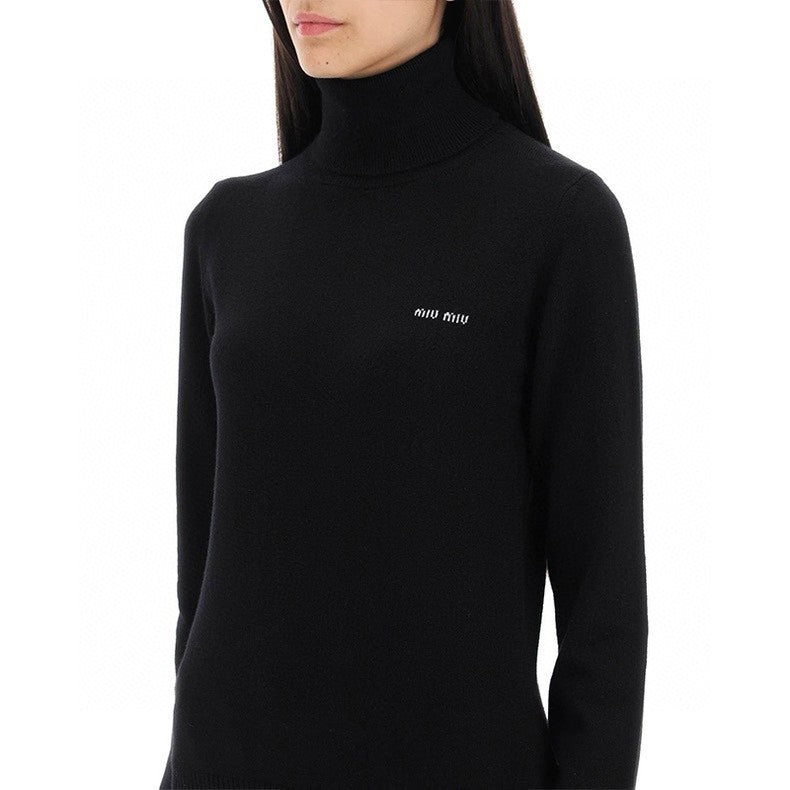 Women's Autumn/Winter Solid Color Turtleneck Wool Knit Sweater Pullover #74723
