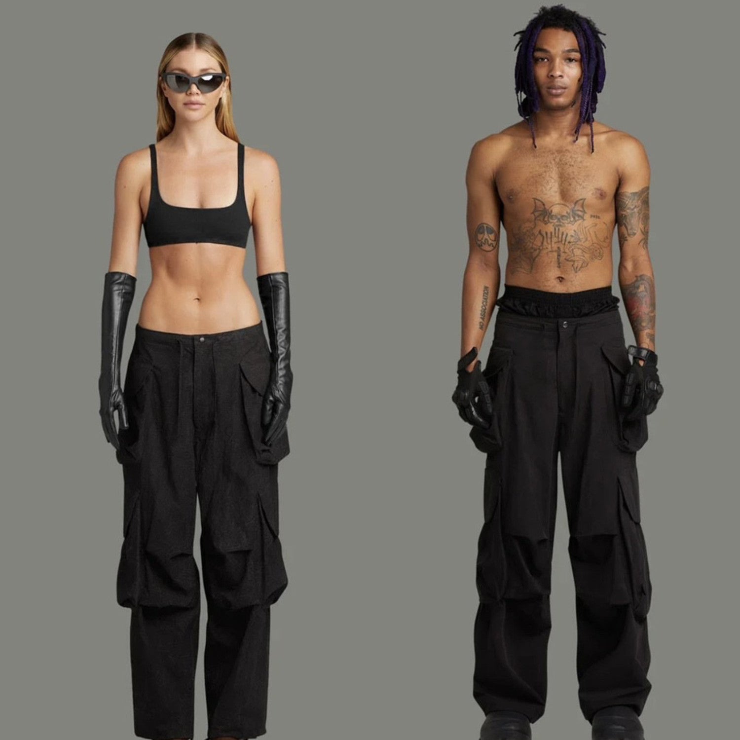 Entlre Studlos Men's Women's Spring/summer Retro Multi-pocket Multi-color Workwear Casual Pants High Street Trend Trousers Ngvp #7889