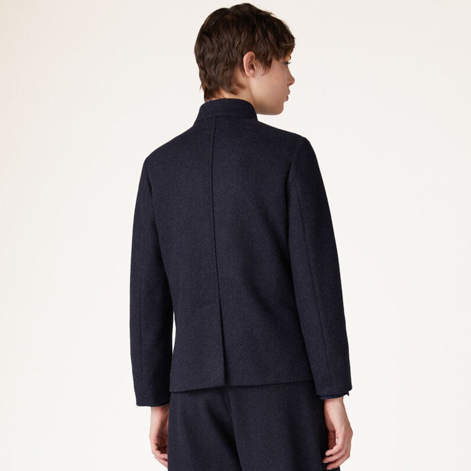 Women's Fall And Winter Retro Collar Single-breasted Wool Suit Fashion Casual Jacket  Ngvp #8944