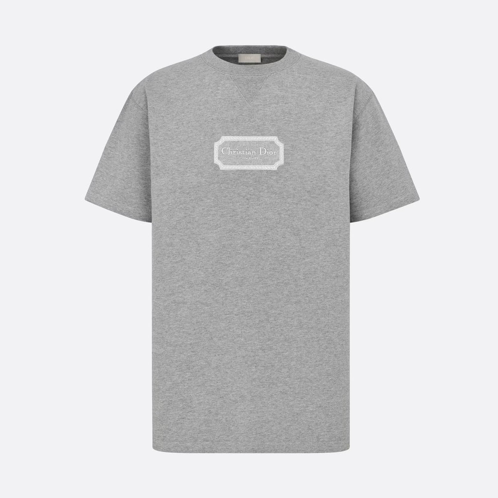 CD Men's Summer Embroidered Logo Solid Colour Round Neck Cotton Short Sleeve T-Shirt #97793