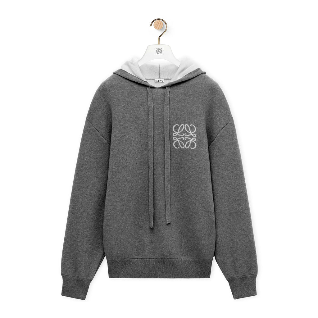 Men's And Women's Spring and Autumn Solid Color Cashmere Long Sleeve Hooded Sweatshirt Pullover #98148