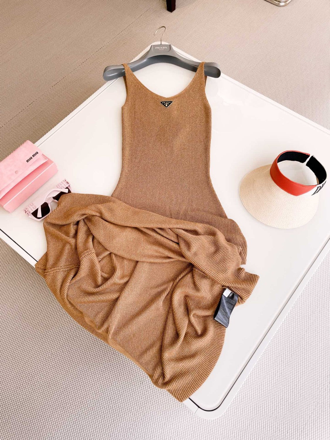 Women's Summer Gilt V-Neck Knit Halter Long Dresses #72456