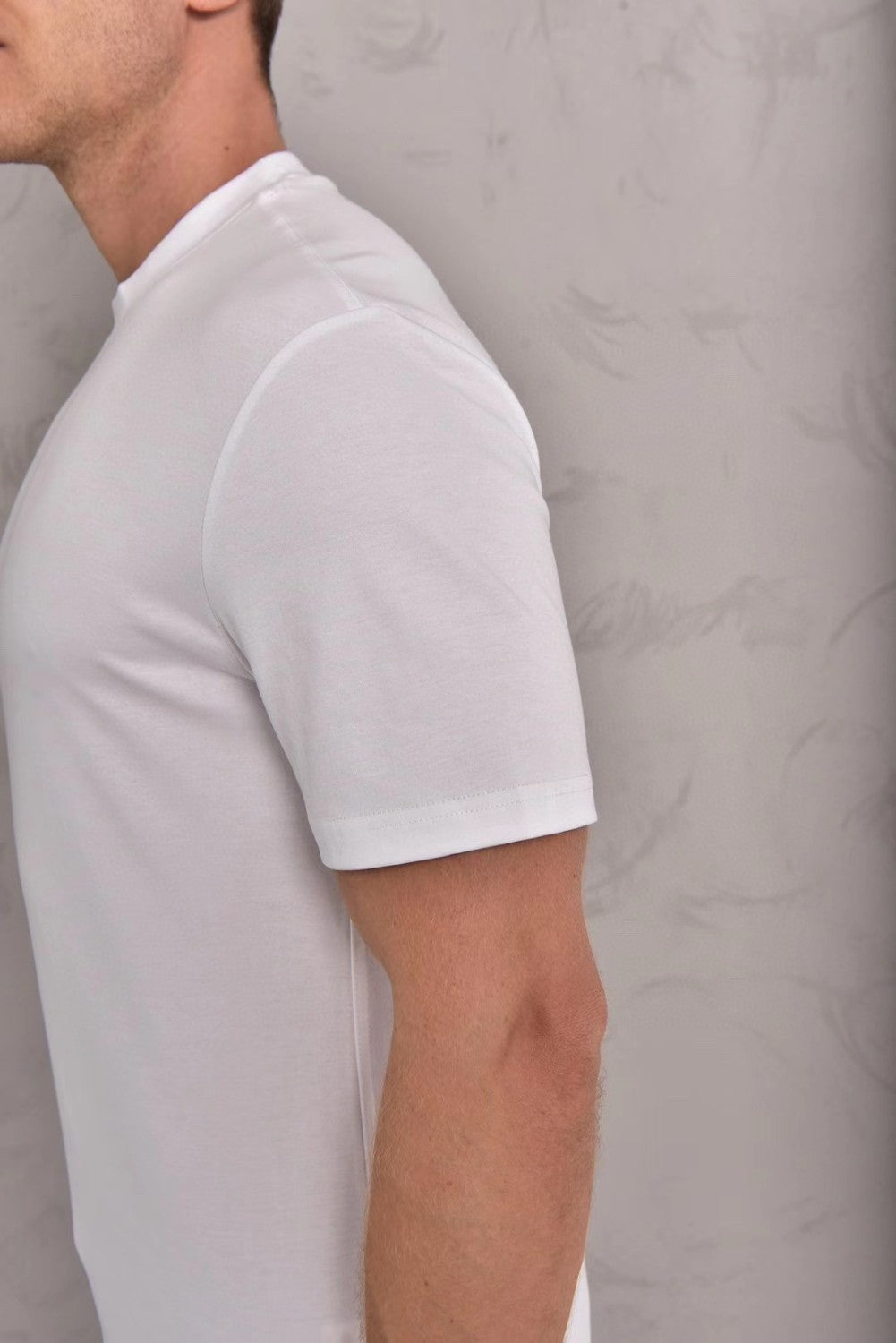 LP Men's Summer Solid Color Casual Fashion Round Neck Cotton Short Sleeve T-Shirt #98734