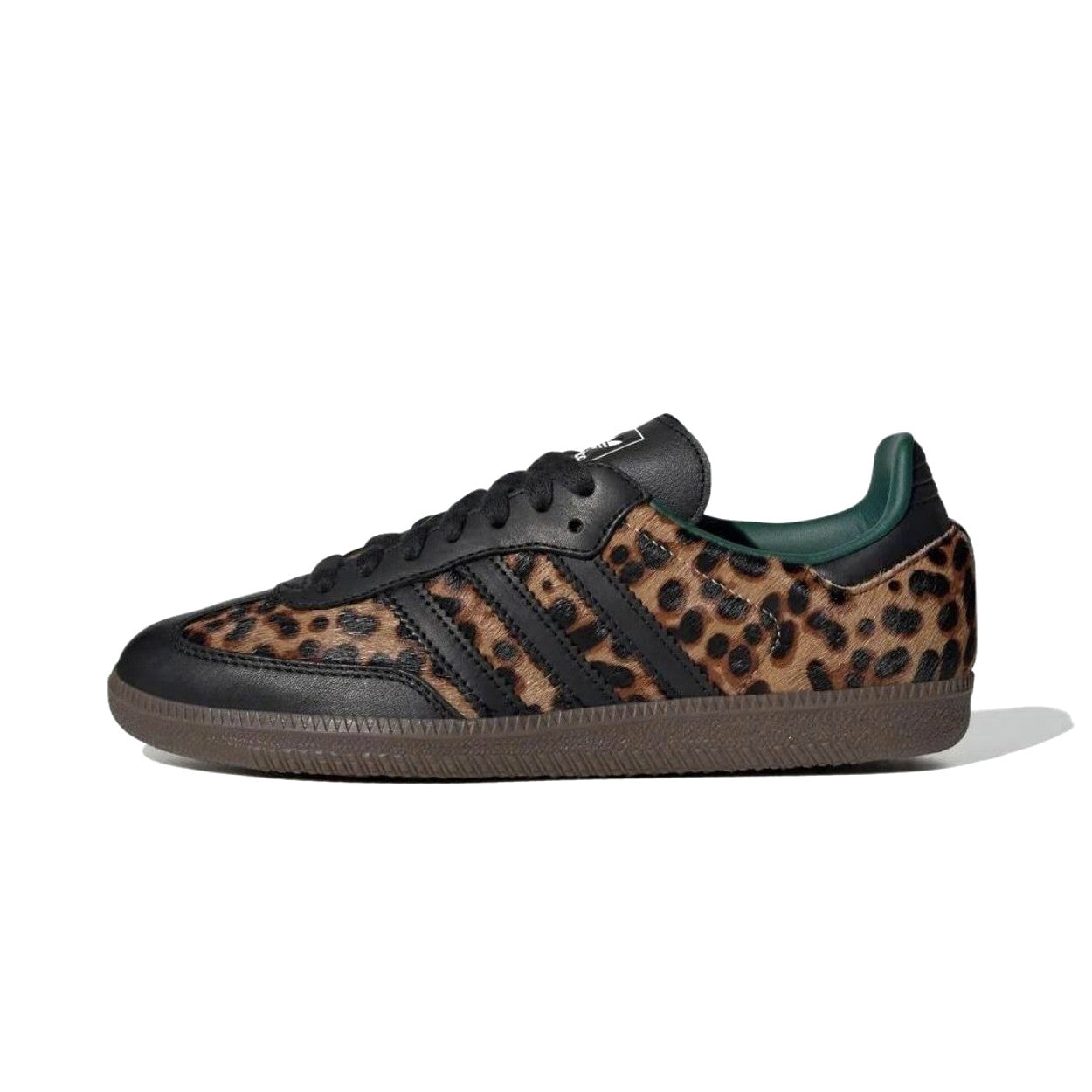 AD Originals Men's Leopard Print Leather Low Top Football Shoes Casual Sneakers #76131