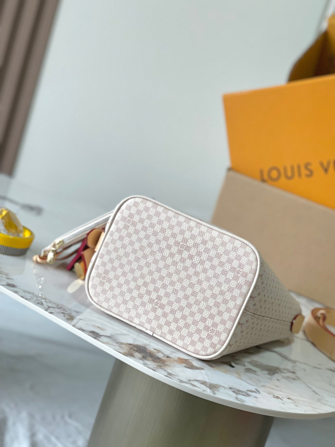 All In BB Women's Letter Printed Removable Zipper Inside Pocket Coated Canvas Shoulder Tote Bag Bags #77452