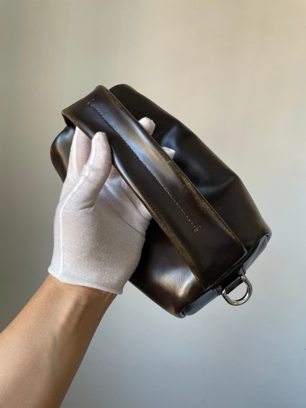 runway collection Cylinder bag Leather Shoulder Bags  #193912