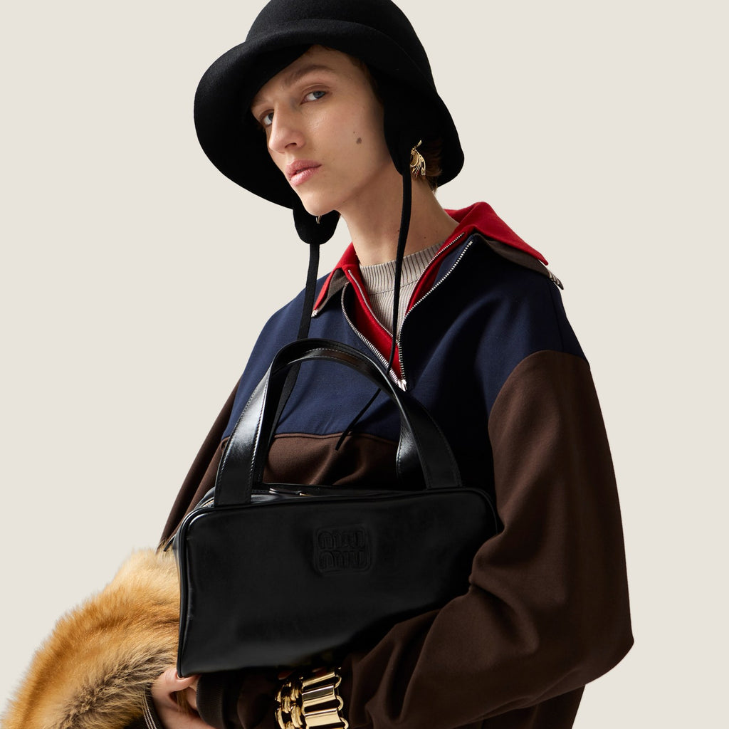 Women's Spring/Fall Casual Fashion Collared Pullover Diagonal Zipper Design Contrasting Color Long Sleeves Sweatshirt #79327