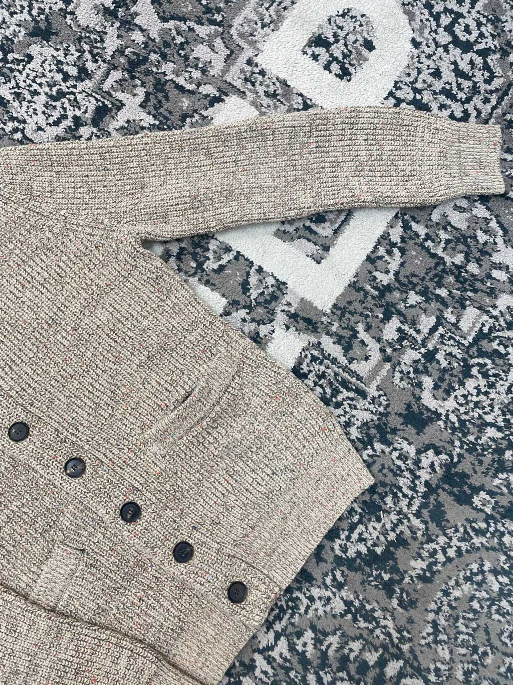 BC Men's Spring And Autumn V-Neck Single-Breasted Solid Color Long-Sleeved Loose Knitted Cashmere Cardigan Ngvp #9624