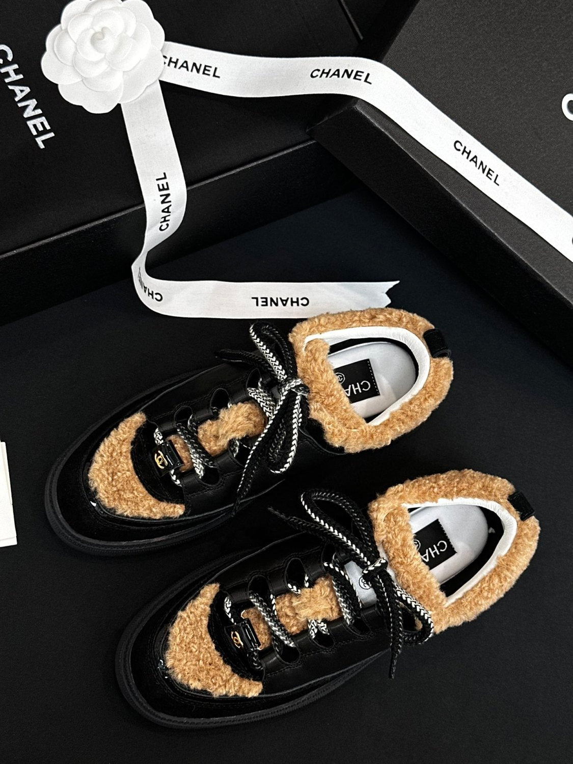 CC Women's Autumn/winter Color-Block Classic Fashion Round Toe Lace-up Low-top Leather Casual Shoes #78123