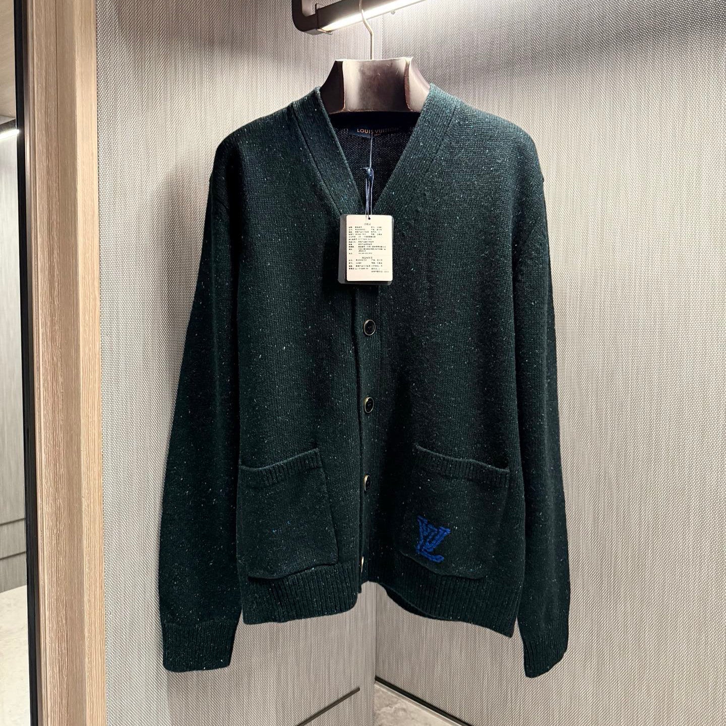 Men's Fall/Winter Fashion Casual V-Neck Single Button Loose Fit Relaxed Fit Cashmere Sweater Knit Cardigan #79415