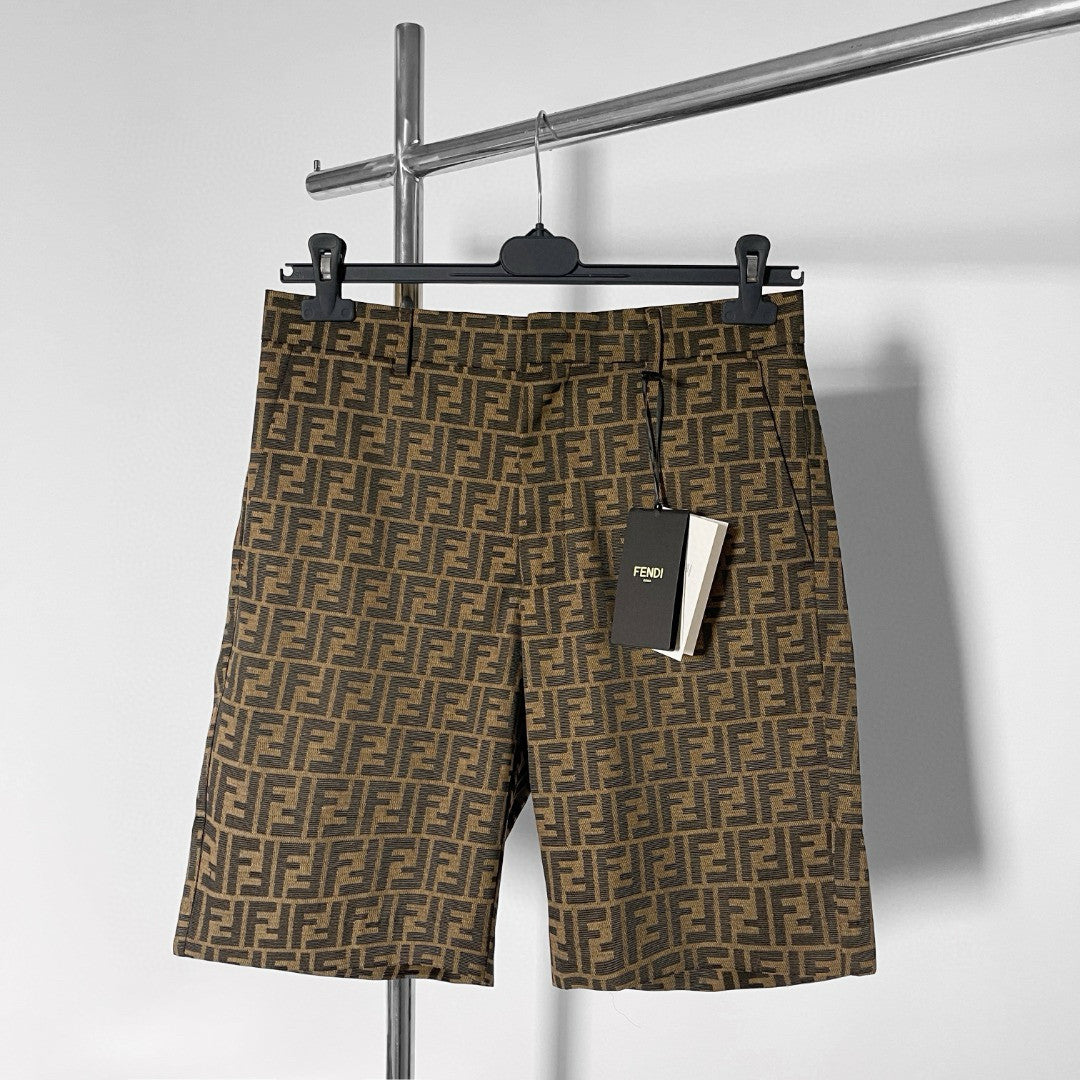 Men's Summer Solid Colour Letter Logo Print Bermuda Shorts Pants #99371