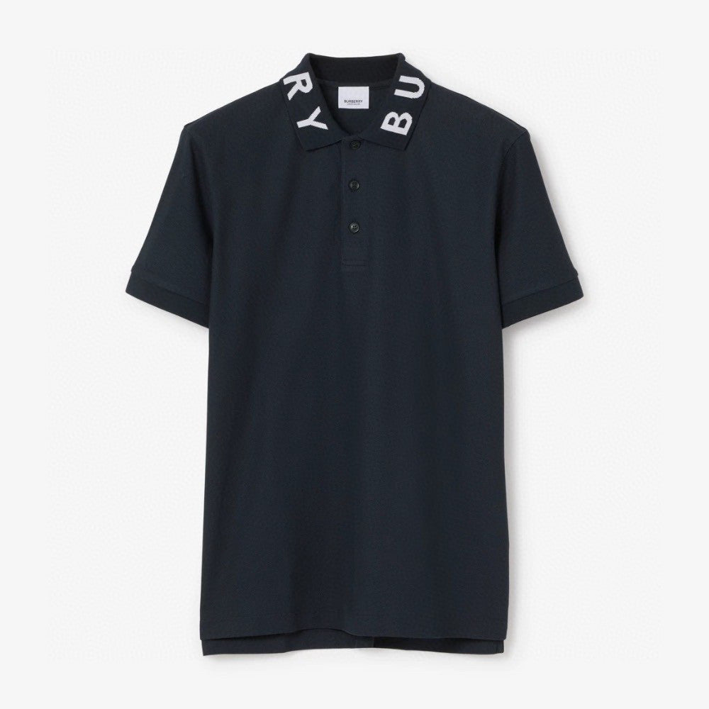 Men's Summer Solid Color Letter Printed Cotton Short Sleeve Polo Shirt T-Shirt #98627