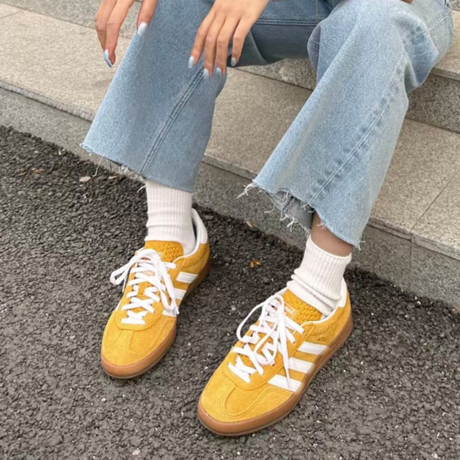 AD X GG   Men's And Women's Four Seasons Clover Classic Logo Letters Colorblocking Striped Flats Sneakers Athletic Casual Shoes #99358