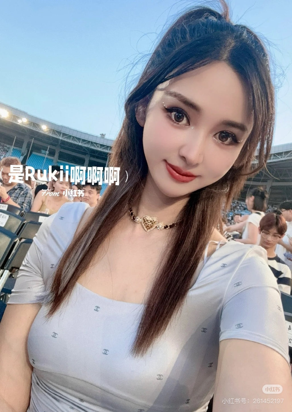 Women's Summer Gray Logo Printed Square Neck Cotton Short Sleeve T-Shirt Top #72533