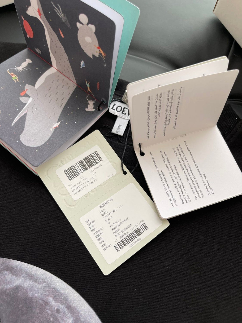 Women's Spring and Autumn Moon Print Black Long Sleeve T-shirt #74646