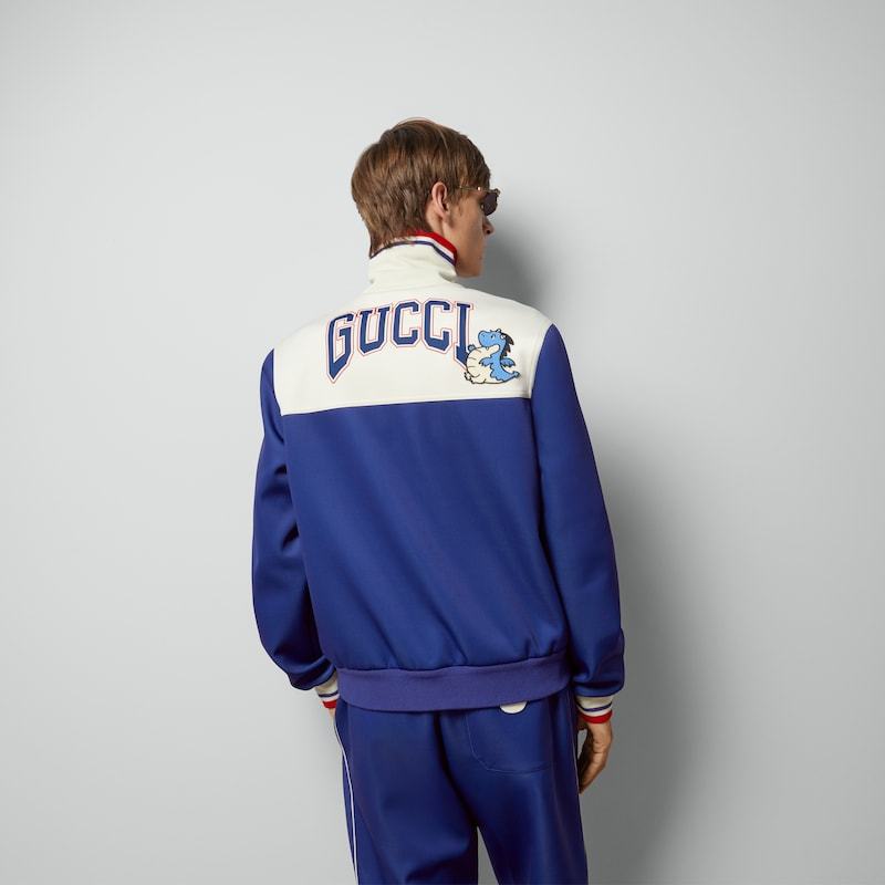 Men's Spring And Autumn Fashion Year Of The Dragon Baseball Clothing Sportswear Classic Color Blocking Jacket Ngvp #98222