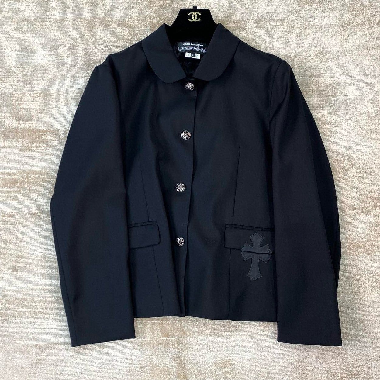 Men's And Women's Spring And Fall Models Wool Single Breasted Lapel Long Sleeved Shirt Jacket #98529