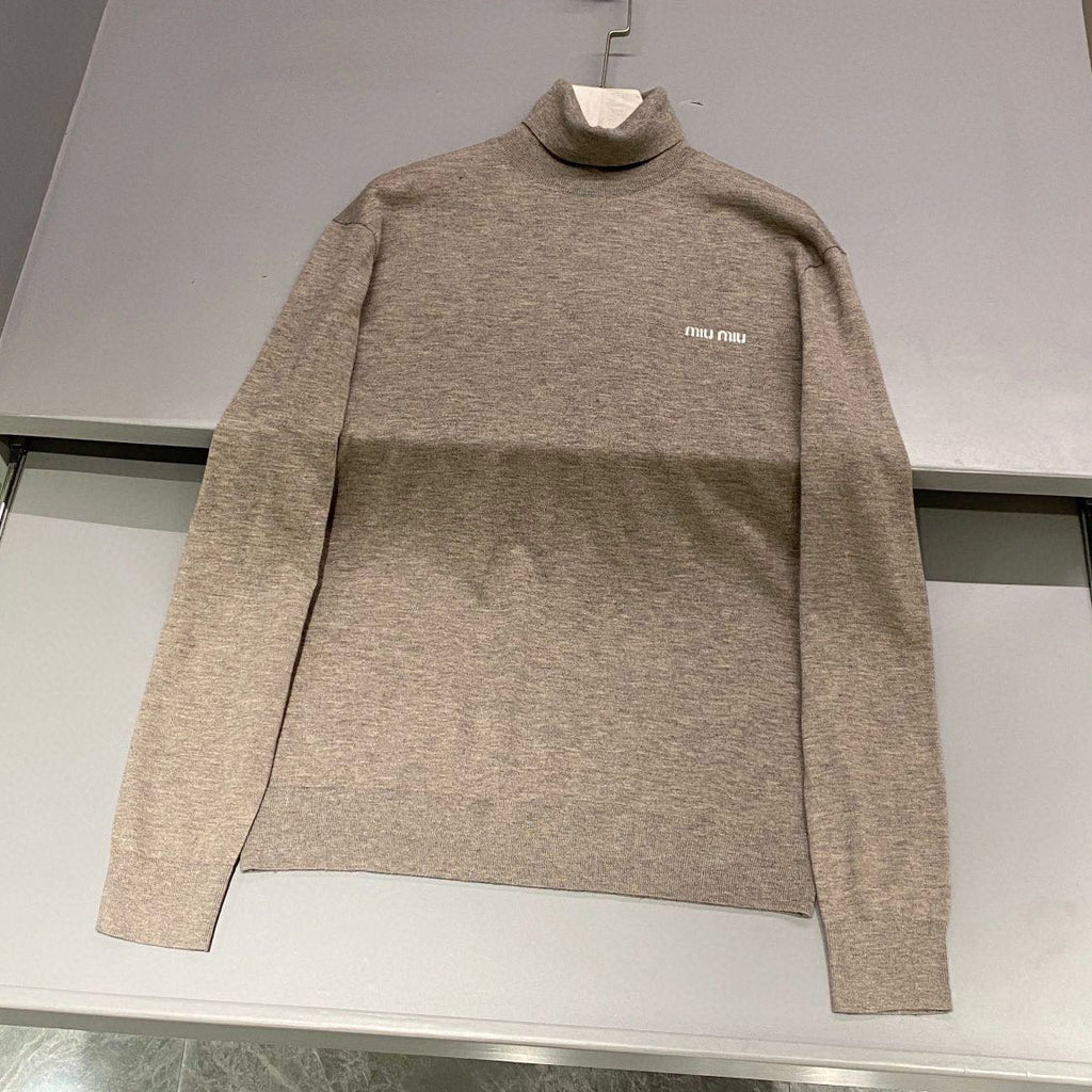 Women's Autumn/Winter Solid Color Turtleneck Wool Knit Sweater Pullover #74723