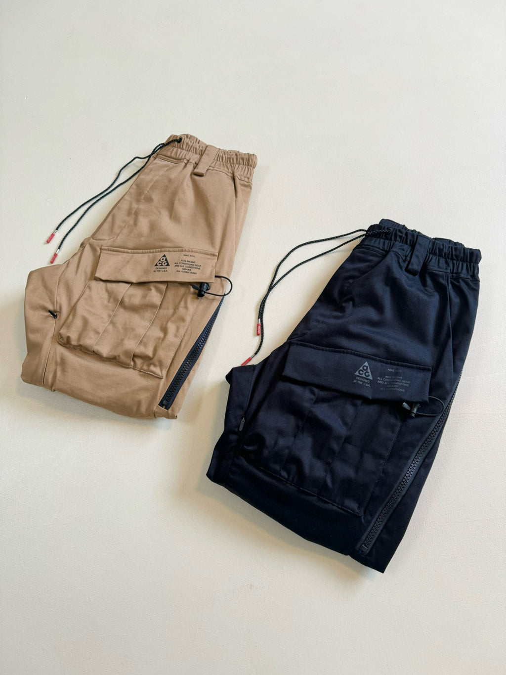 Lab Acg Cargo Men's Spring and Autumn Multi-Pocket Waterproof Cotton Casual Drawstring Pants #98421