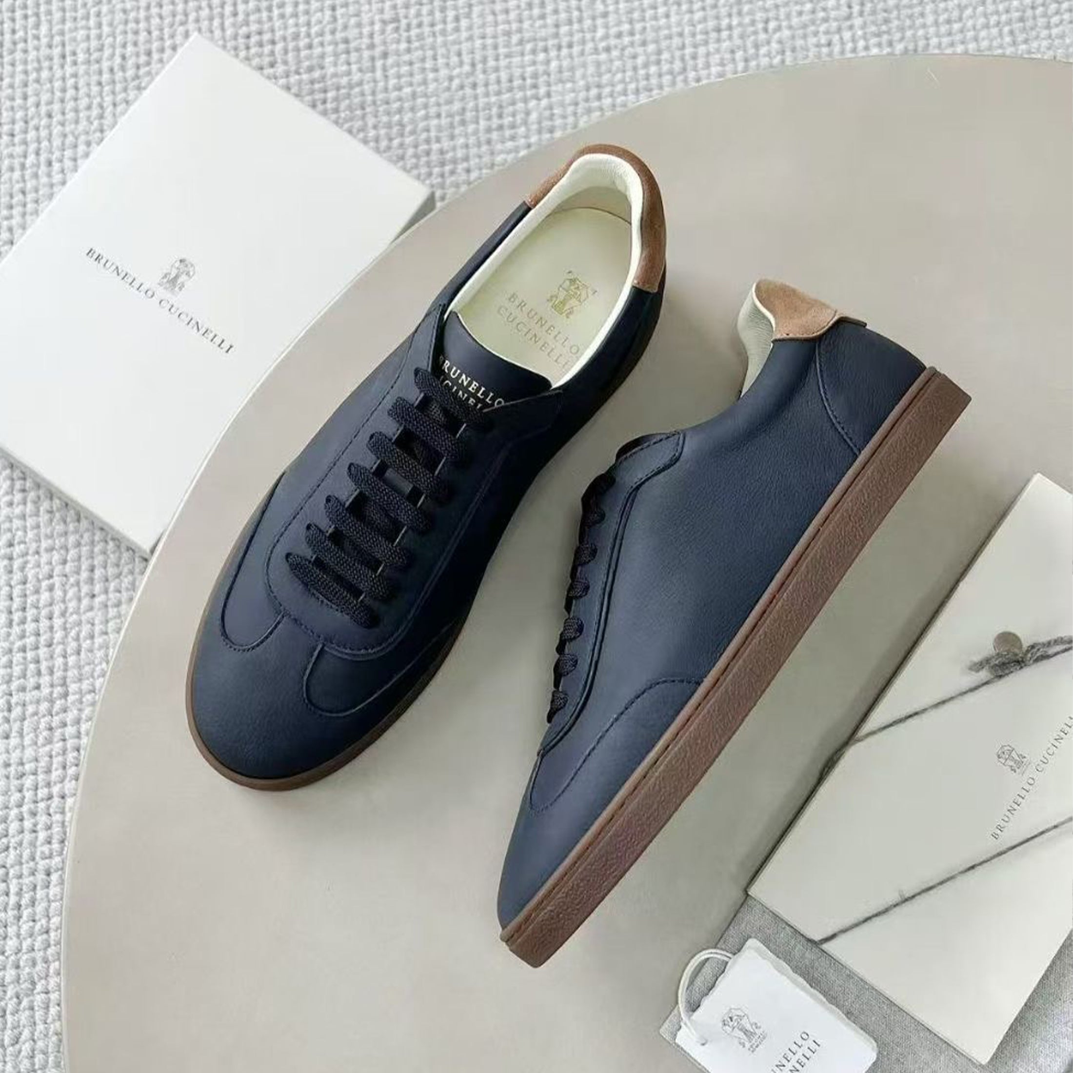 BC Men's Spring And Summer Washed Suede Rubber Sole Shoes Fashion Casual Solid Color Flat Sneakers Ngvp #1983