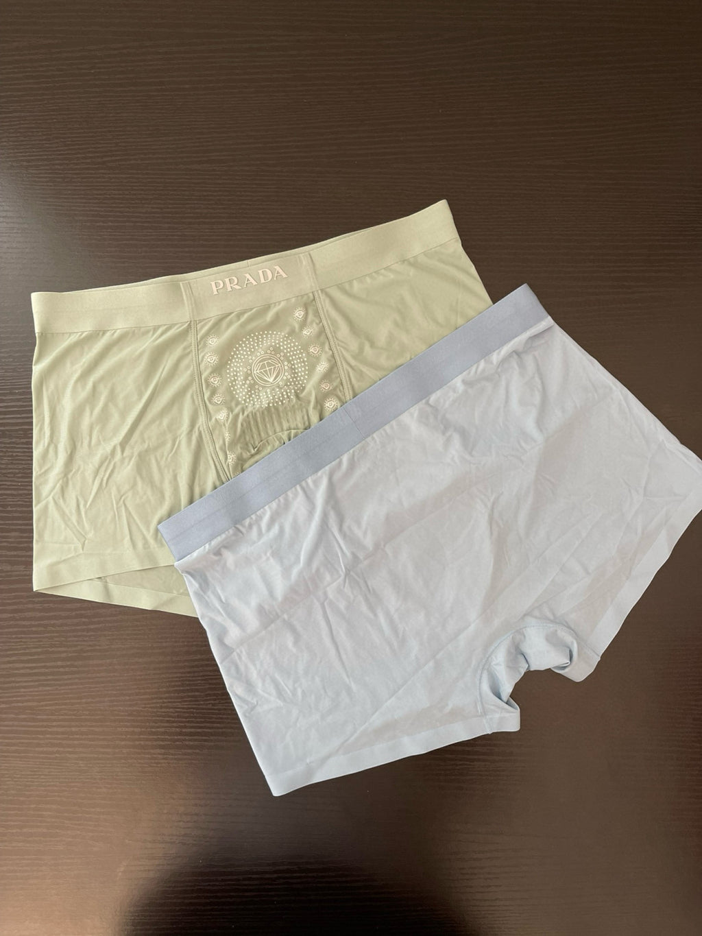 Men's Monogrammed Solid Colour Breathable Boxer Briefs Underpants Pack of 4 #99237