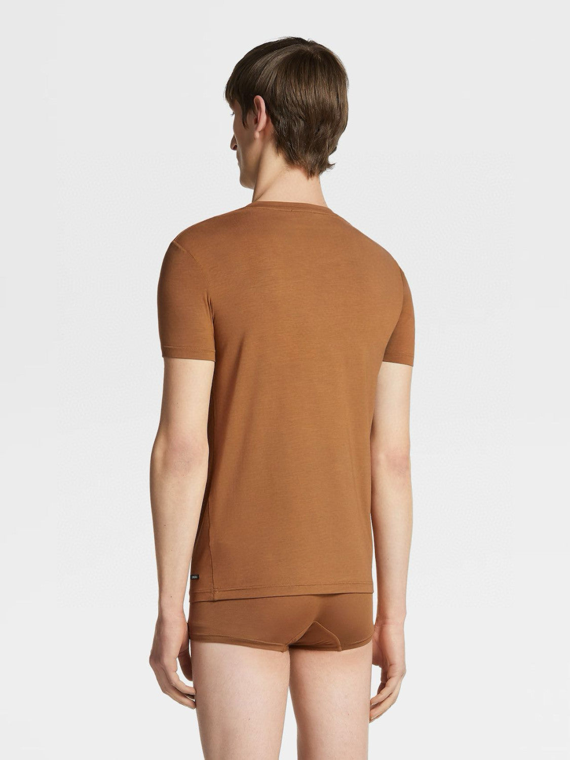 Men's Solid Colour Cotton Boxer Briefs 4 Piece Gift Set Underpant #76715