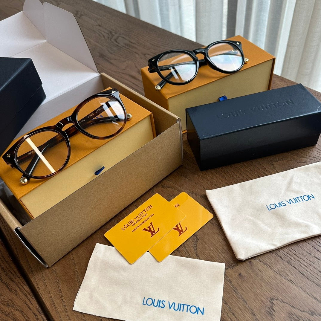 MY MONOGRAM LIGHT ROUND Women's Acetate Fiber Metal Irregular Shape Optical Frame Optical Glasses #72977