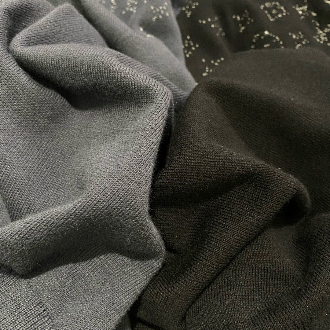 Men's Spring and Fall Gradient Logo Printed Round Neck Cotton Pullover Sweatshirt #98968