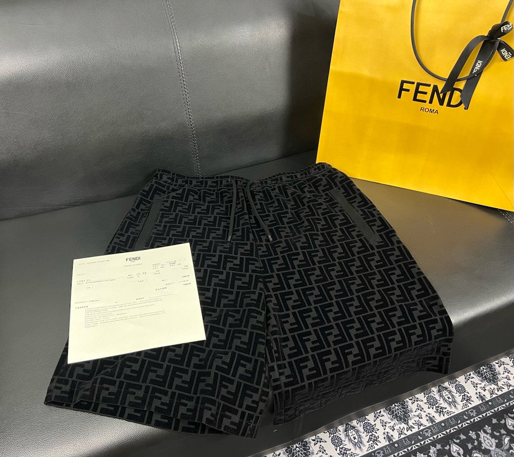 Men's Summer Black Letter Logo Print Drawstring Straight Casual Short Pants #98816