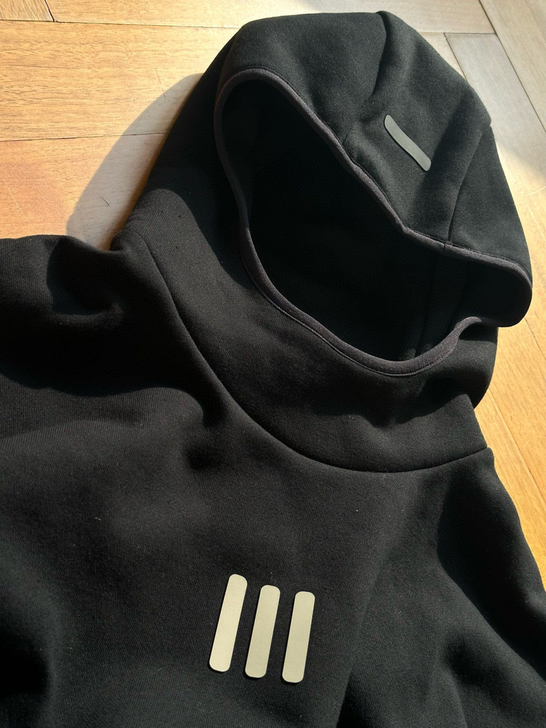 x Men's and Women's Spring and Autumn Black Casual Sports Hooded Sweatshirt Pullover Pants Suit Set #97924