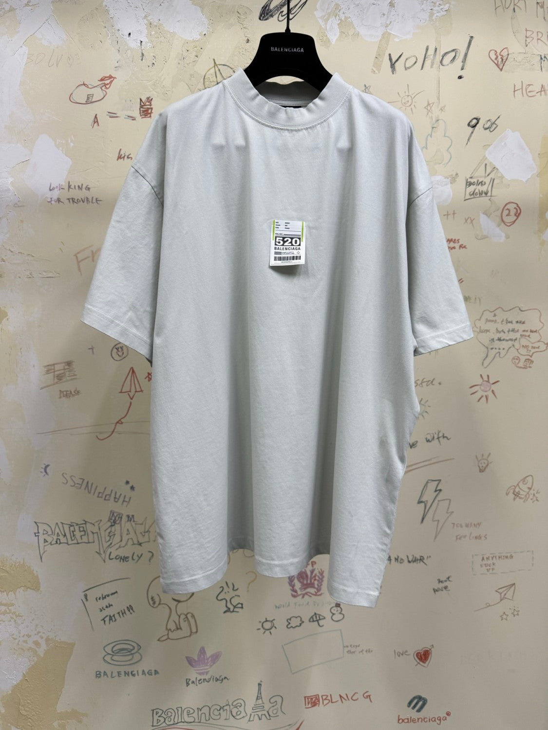 Airport Tag Men's and Women's Solid Colour Plain Knit Medium Fit Crew Neck Cotton Short Sleeve T-Shirt #76898