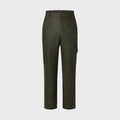 Men's Solid Color Mid Waist Side Pocket Straight Fitting Wool Workwear Pants #98294