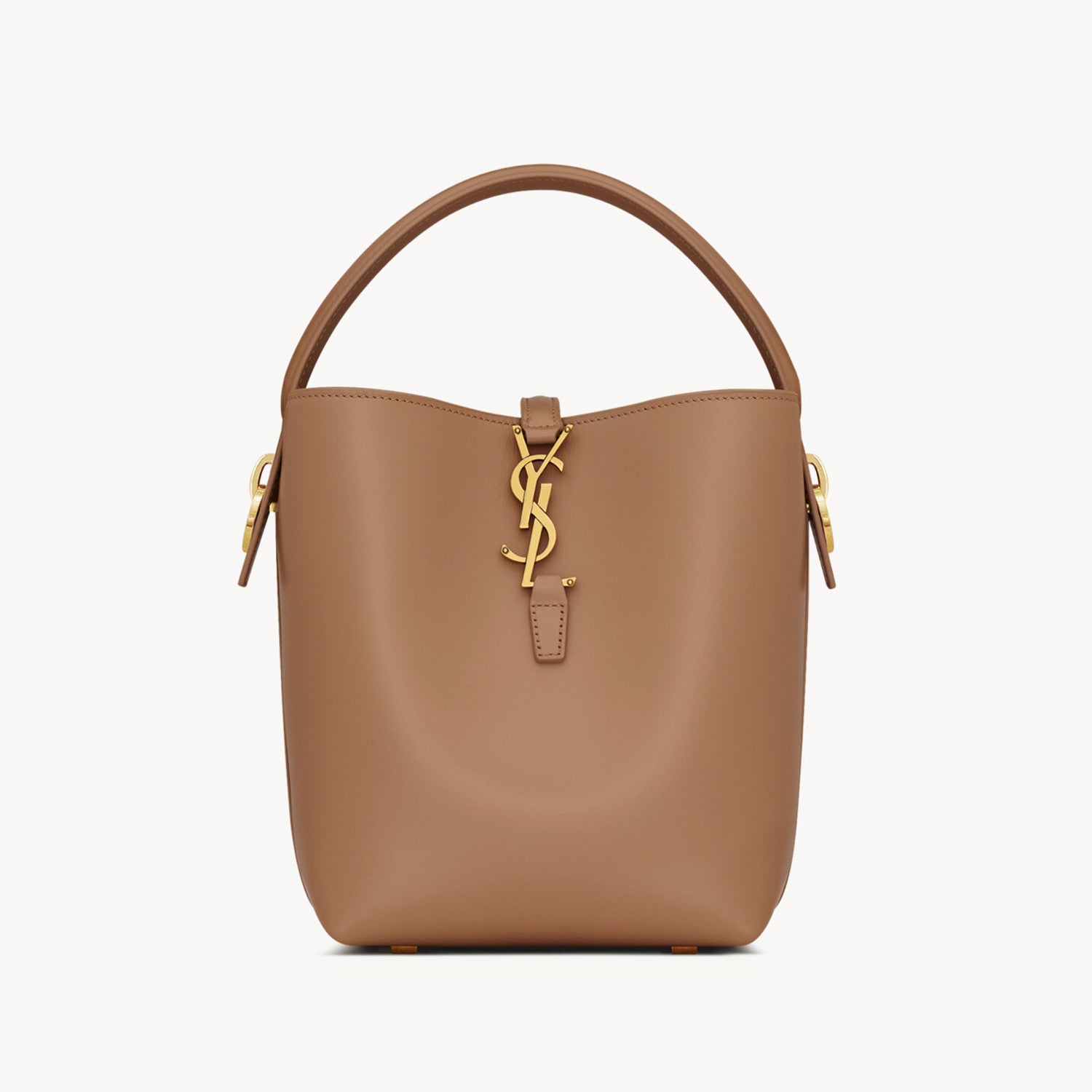 YS Women's LE 37 Logo Hook Buckle mini Small Glossy Solid Color Bucket Bag Suede Leather Handbags Casual Bags 7490362R20W9207 #81334