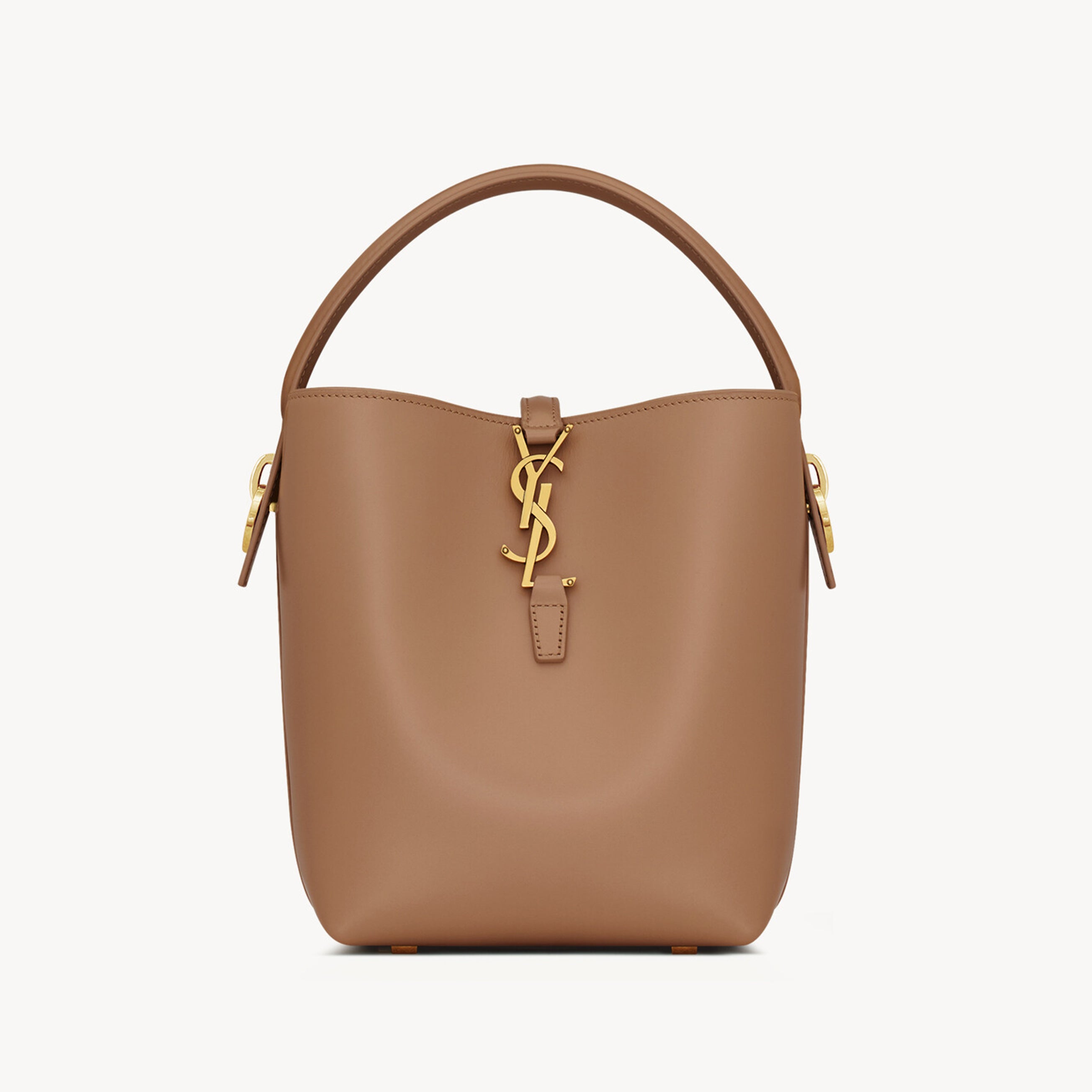 YS Women's LE 37 Logo Hook Buckle mini Small Glossy Solid Color Bucket Bag Suede Leather Handbags Casual Bags 7490362R20W9207 #81334