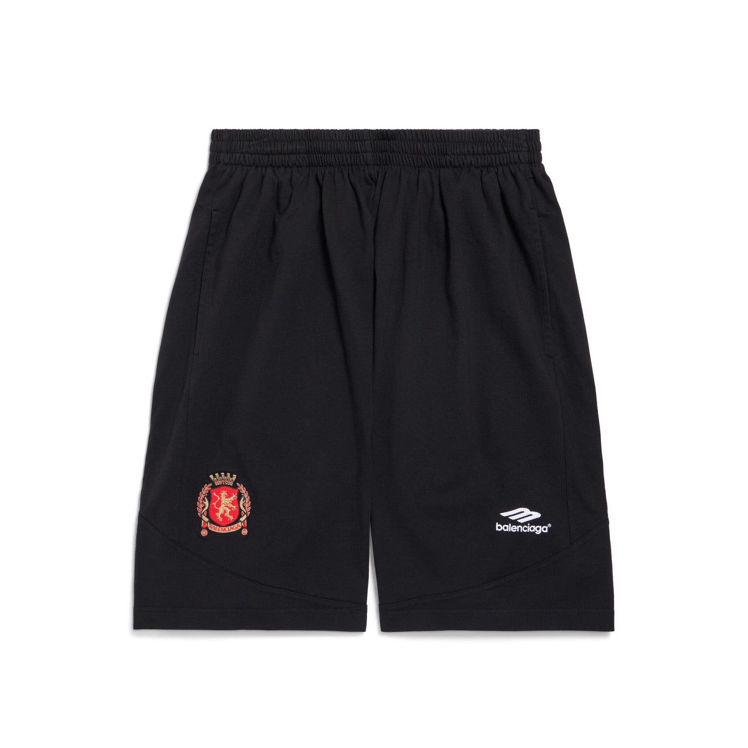 Men's Summer Solid Color Elastic High Waist Loose Fit Casual Shorts Pants #99388