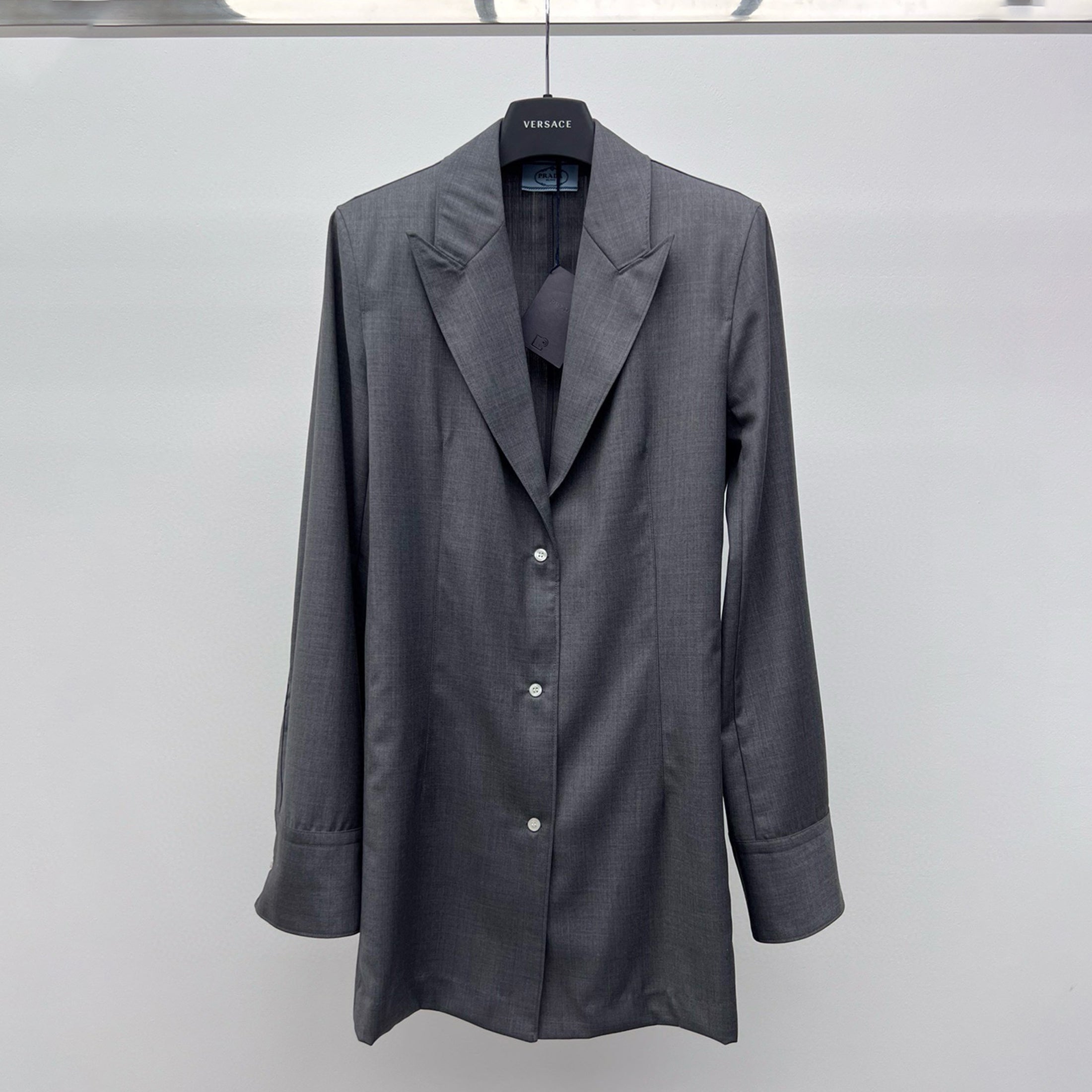 Women's Spring/summer Fashion Single Breasted Suit Shorts Set Wool Casual Jacket Pleated Loose Pants Ngvp #8327