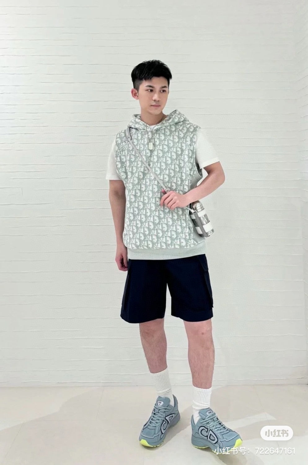 Women's Spring/Summer Logo Letter Print Cotton Hooded Sleeveless Sweatshirt #72292